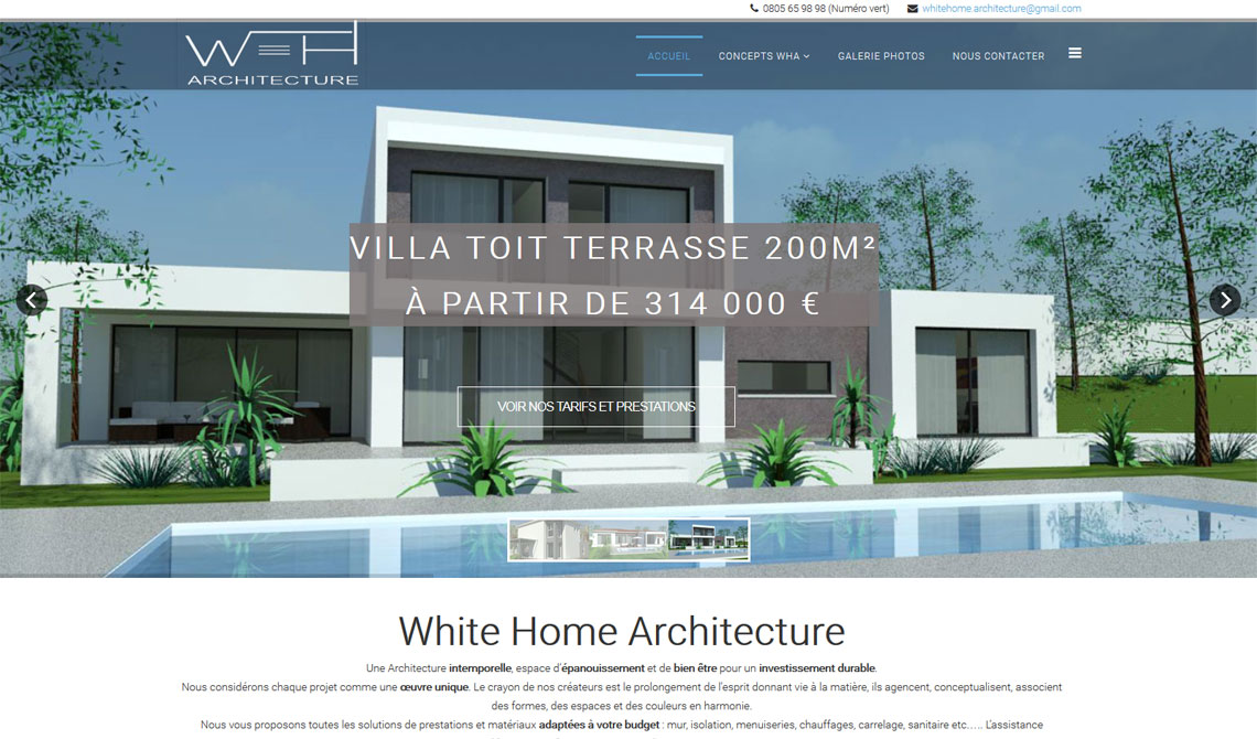 White Home Architecture